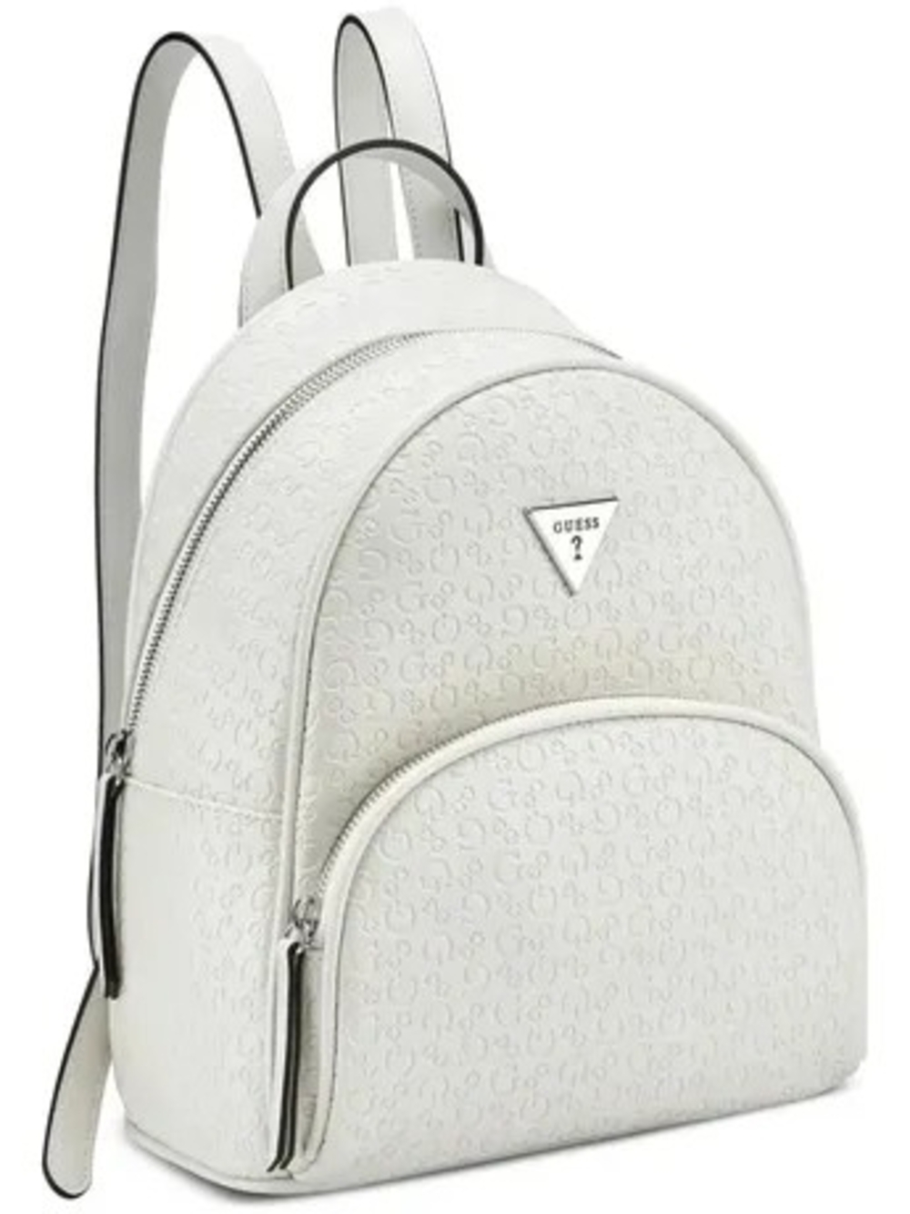 Guess White Embossed Logo Backpack - Picture 2 of 2